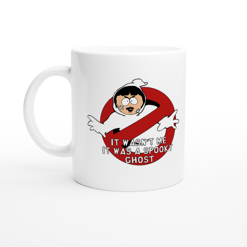 it was a spooky ghost 11oz mug